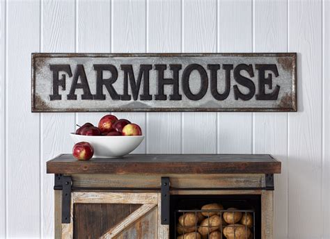 metal farmhouse sign w box letters|Farmhouse Corrugated Metal Letters .